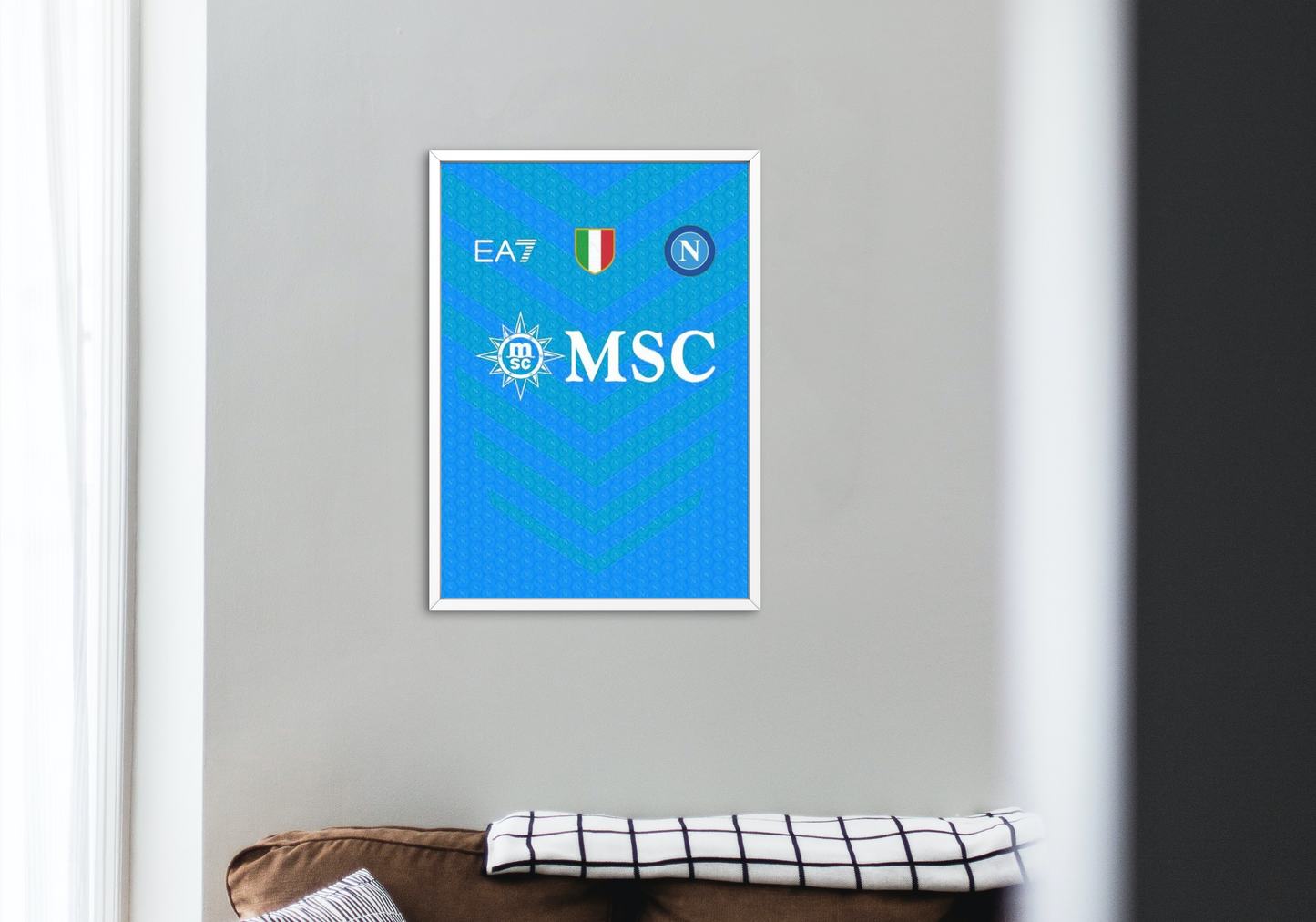 Poster con cornice "Maglia Scudetto"