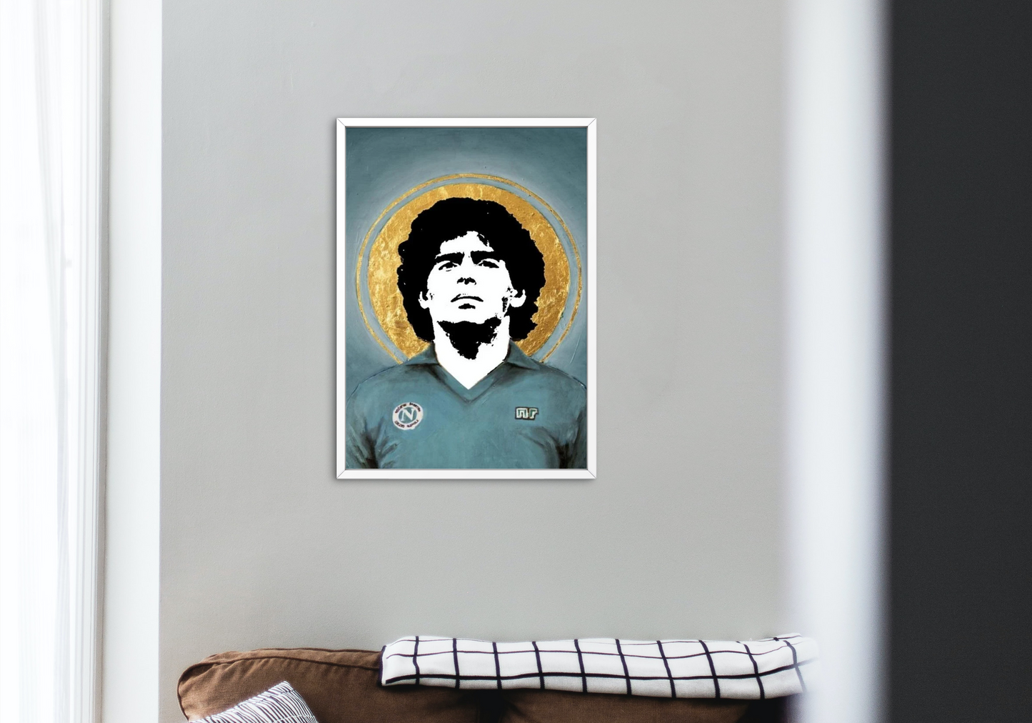 Poster con cornice "Diego Armando Maradona"