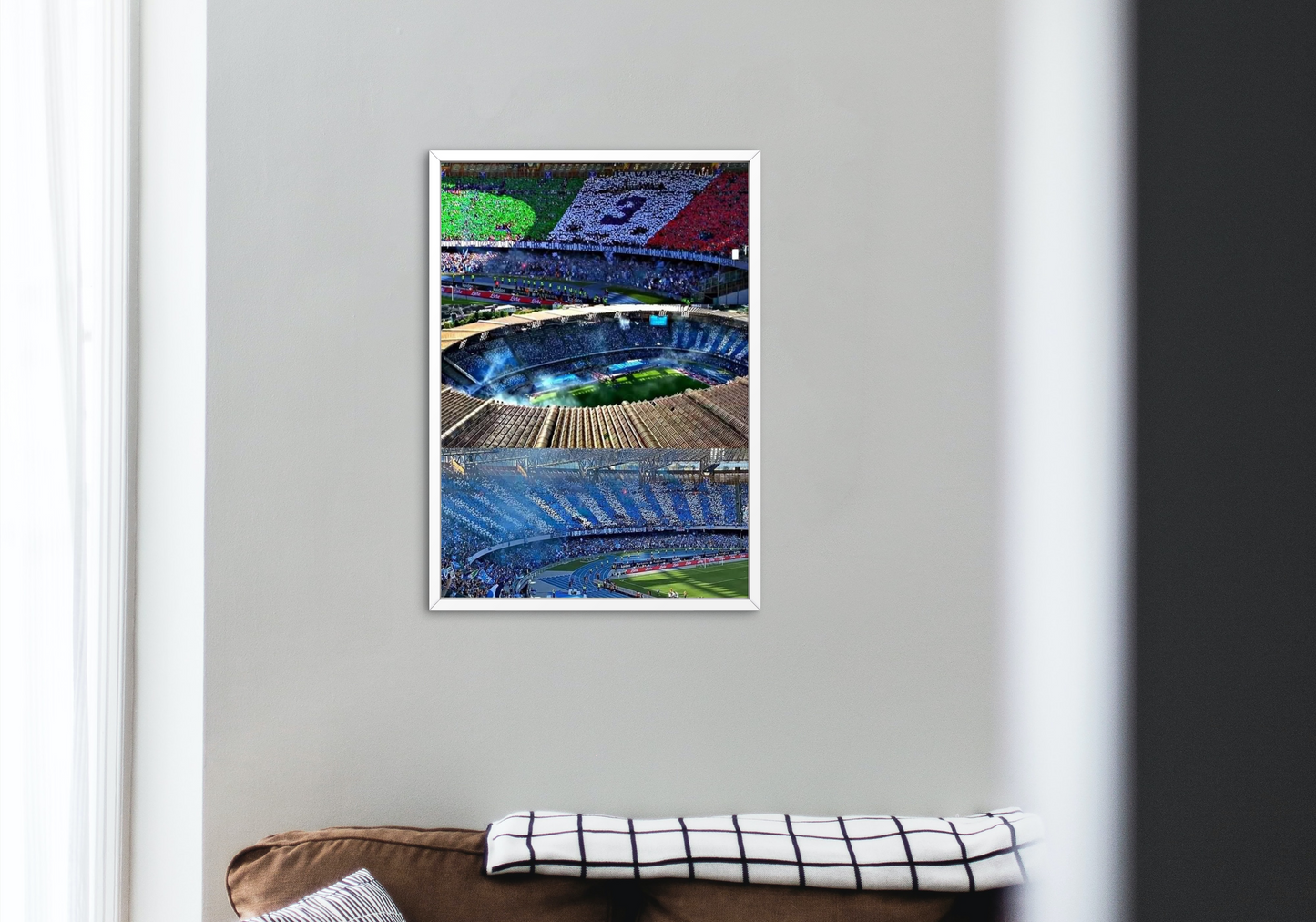 Poster con cornice stadio "Diego Armando Maradona"