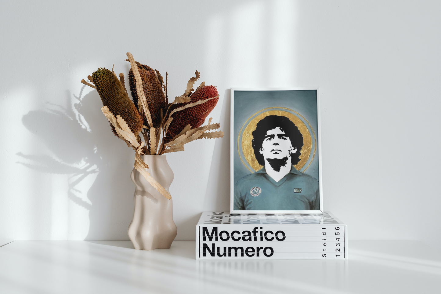 Poster con cornice "Diego Armando Maradona"