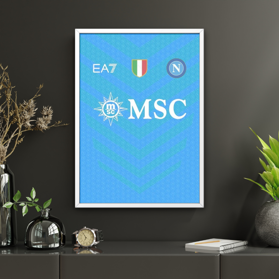 Poster con cornice "Maglia Scudetto"