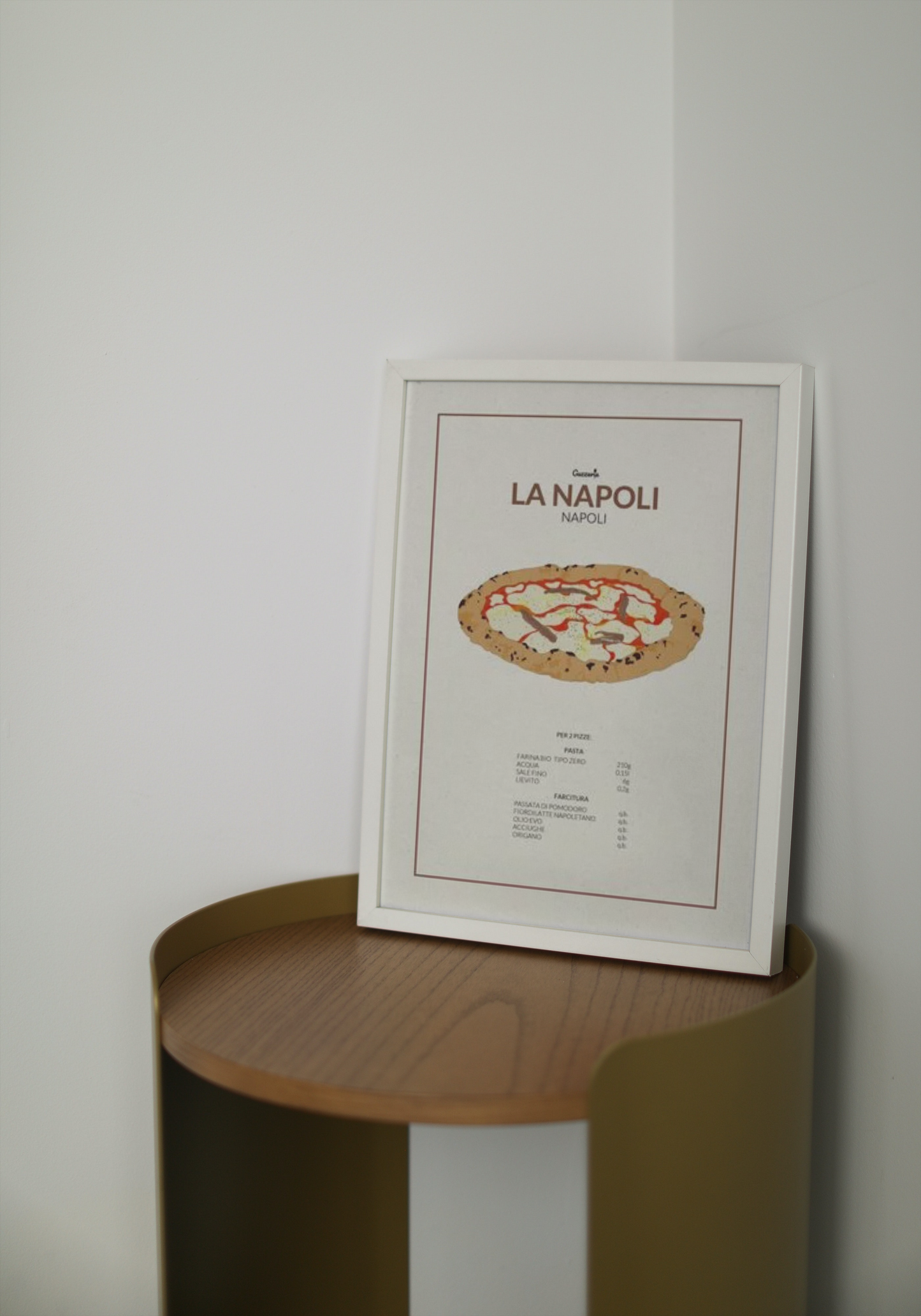 Pizza Margherita.