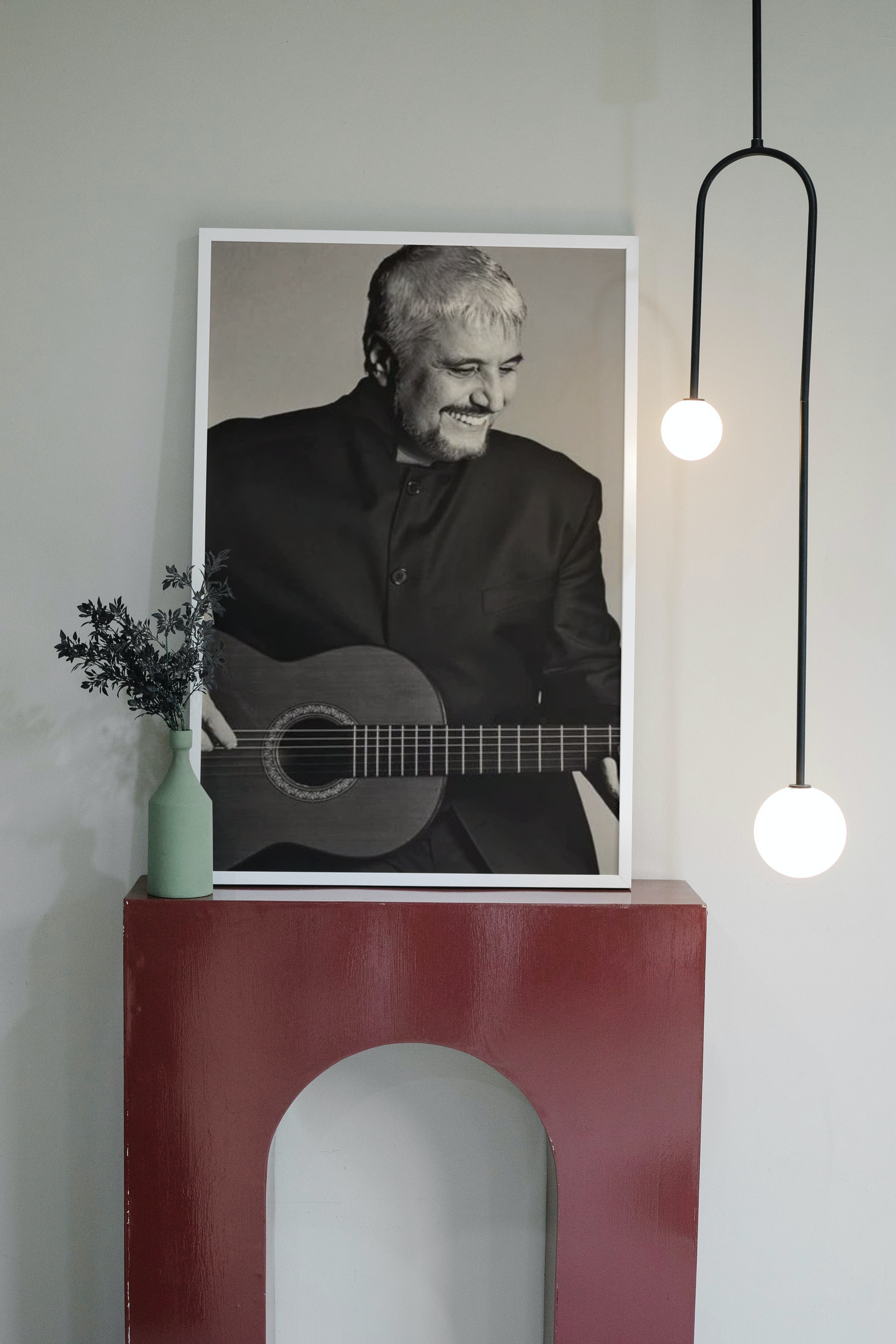 Pino Daniele in cornice.