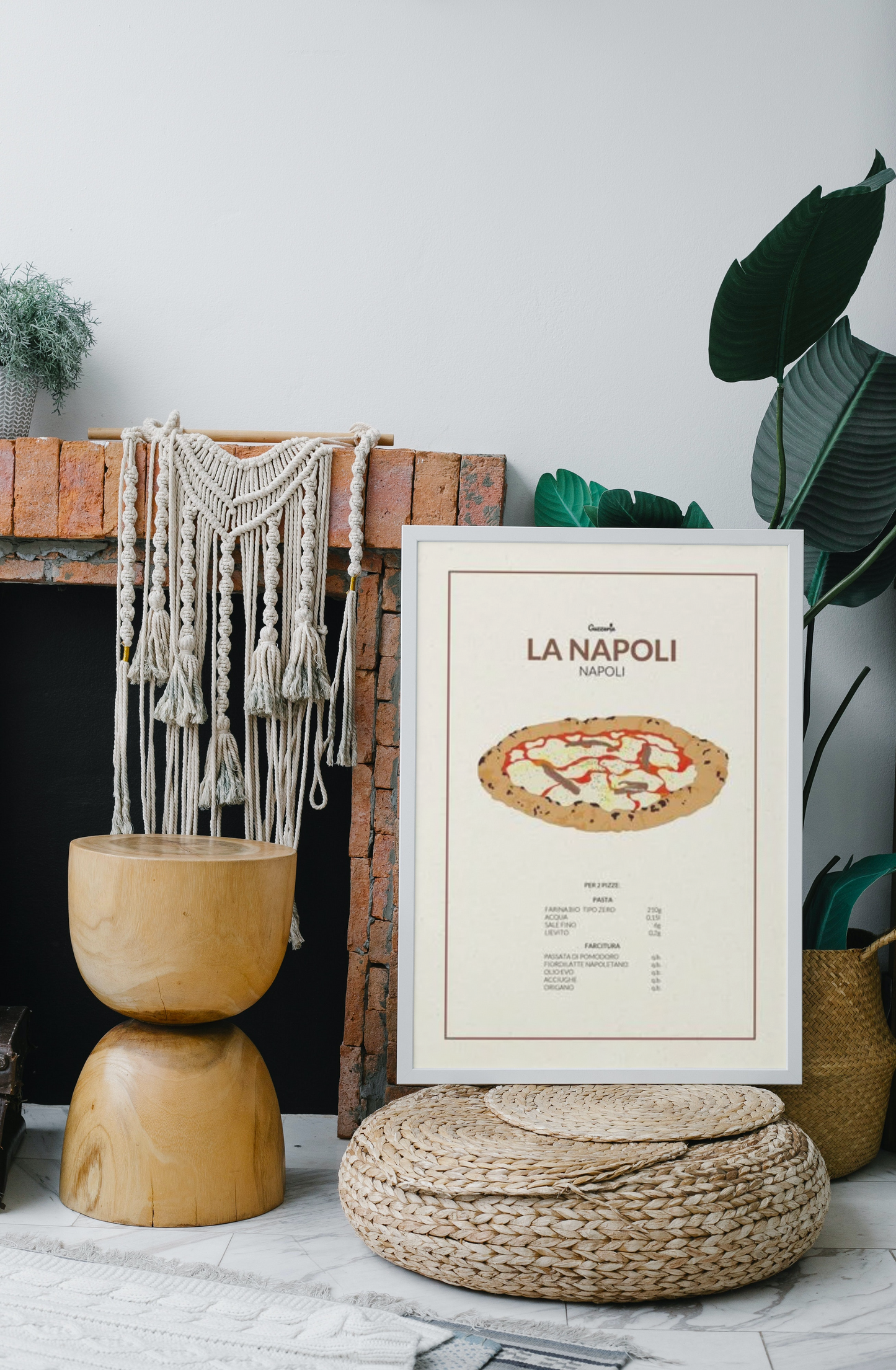 Pizza Margherita.
