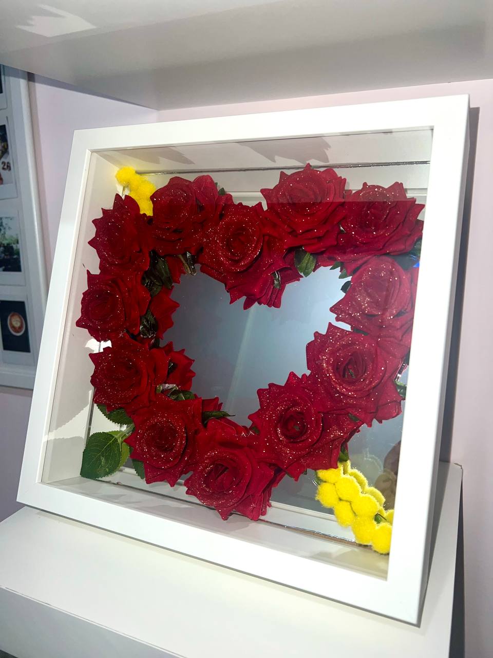 CORNICE ROSE A SPECCHIO