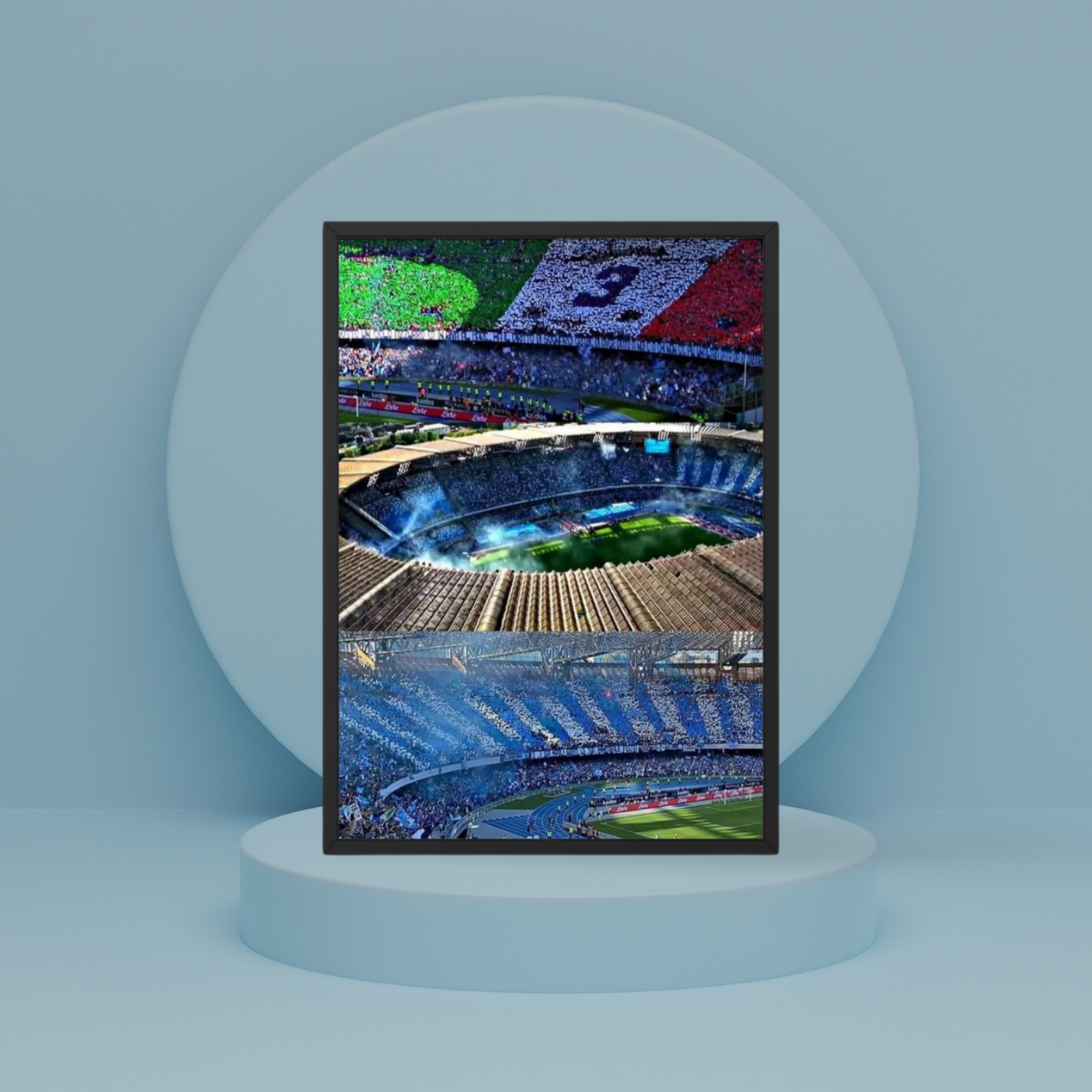 Poster con cornice stadio "Diego Armando Maradona"