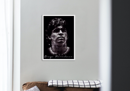 Poster con cornice "Diego Armando Maradona"