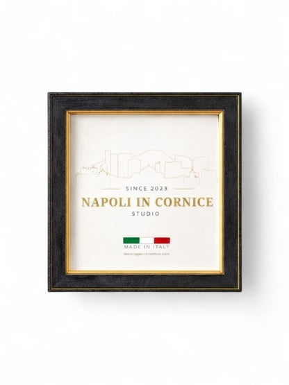 Art.62 Arte povera nera filo oro