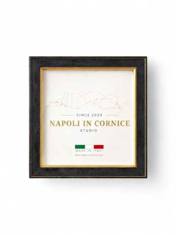 Art.62 Arte povera nera filo oro