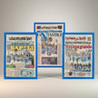Il kit dei giornali più' indimenticabili della storia azzurra 4 scudetto