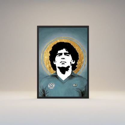 Poster con cornice "Diego Armando Maradona"
