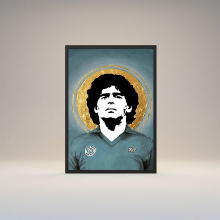 Poster con cornice "Diego Armando Maradona"