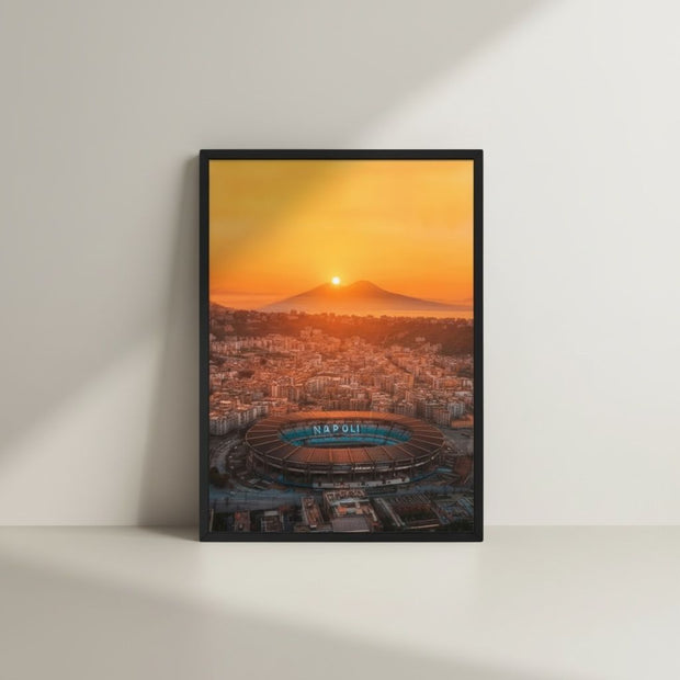 Poster con cornice stadio "Diego Armando Maradona"