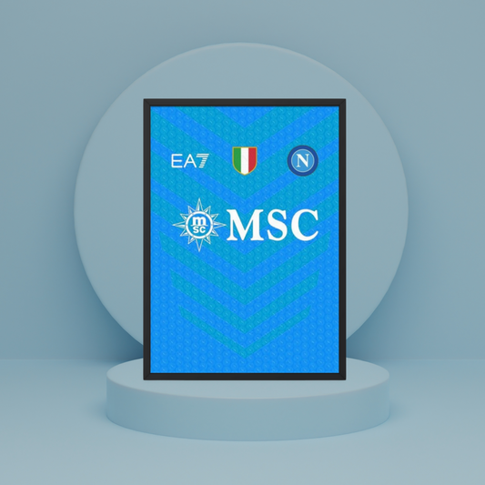 Poster con cornice "Maglia Scudetto"